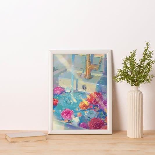 [Jigsaw Puzzle]169-Piece Compact Jigsaw Puzzle 'Blooming Light' - Abstract Floral Art for Office Desk Relaxation - 95BOX TOY